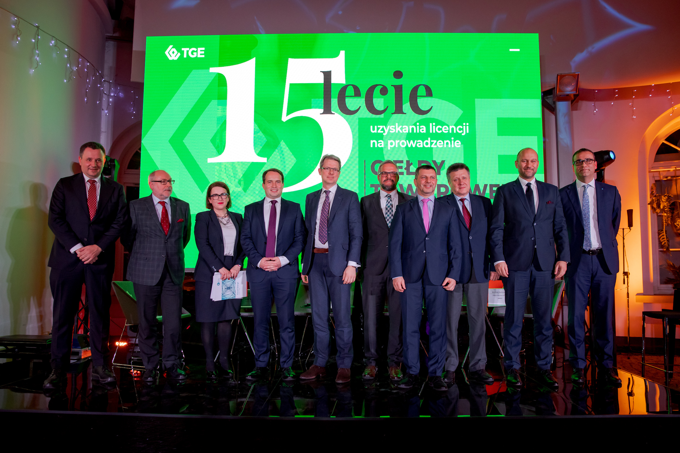 15-lecie uzyskania licencji na prowadzenie giełdy towarowej. Fot. TGE